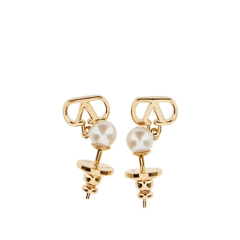 Valentino Garavani Vlogo Signature Earring With Pearl